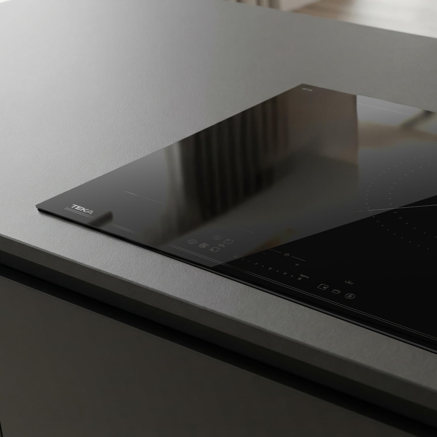 TEKA Placa Inducción 60 cm, 3 Zonas de Cocinado, Touch Control Multislider
