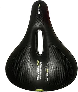 Selim Absolute Trekking Foam Active Zone Vazado Cavidade Largo Preto