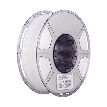 eSUN 1.75mm TPU 95A Flexible 3D Printer Filament 1KG Spool (2.2lbs), White