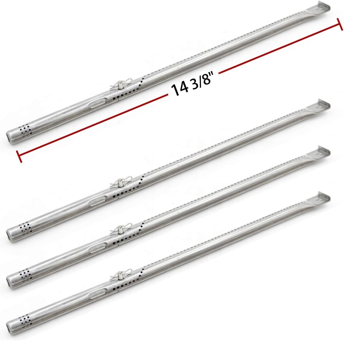 Hongso Grill Replacement Parts for Charbroil Advantage 3 Burner 463343015 463335115 463234815 463435115, Performance 463370015 Models, Stainless Pipe Burners, Heat Plates, Adjustable Crossover Tubes