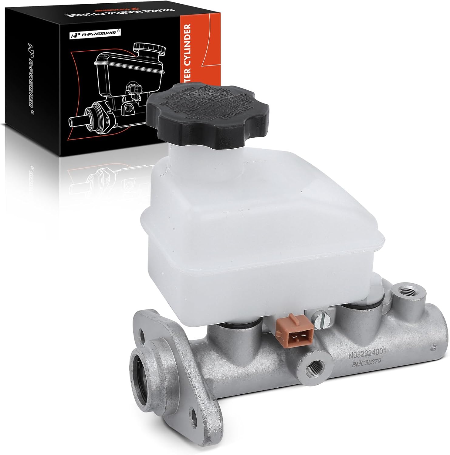 A-Premium Brake Master Cylinder with Reservoir and Cap Compatible with Hyundai Vehicles - Tiburon 2003 2004 2005 - Replaces# 585102C000