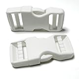 ONE WVW PIN 1 inch Buckle, 2 Pack Quick Side Release Buckles, Replacement Plastic Buckles 1