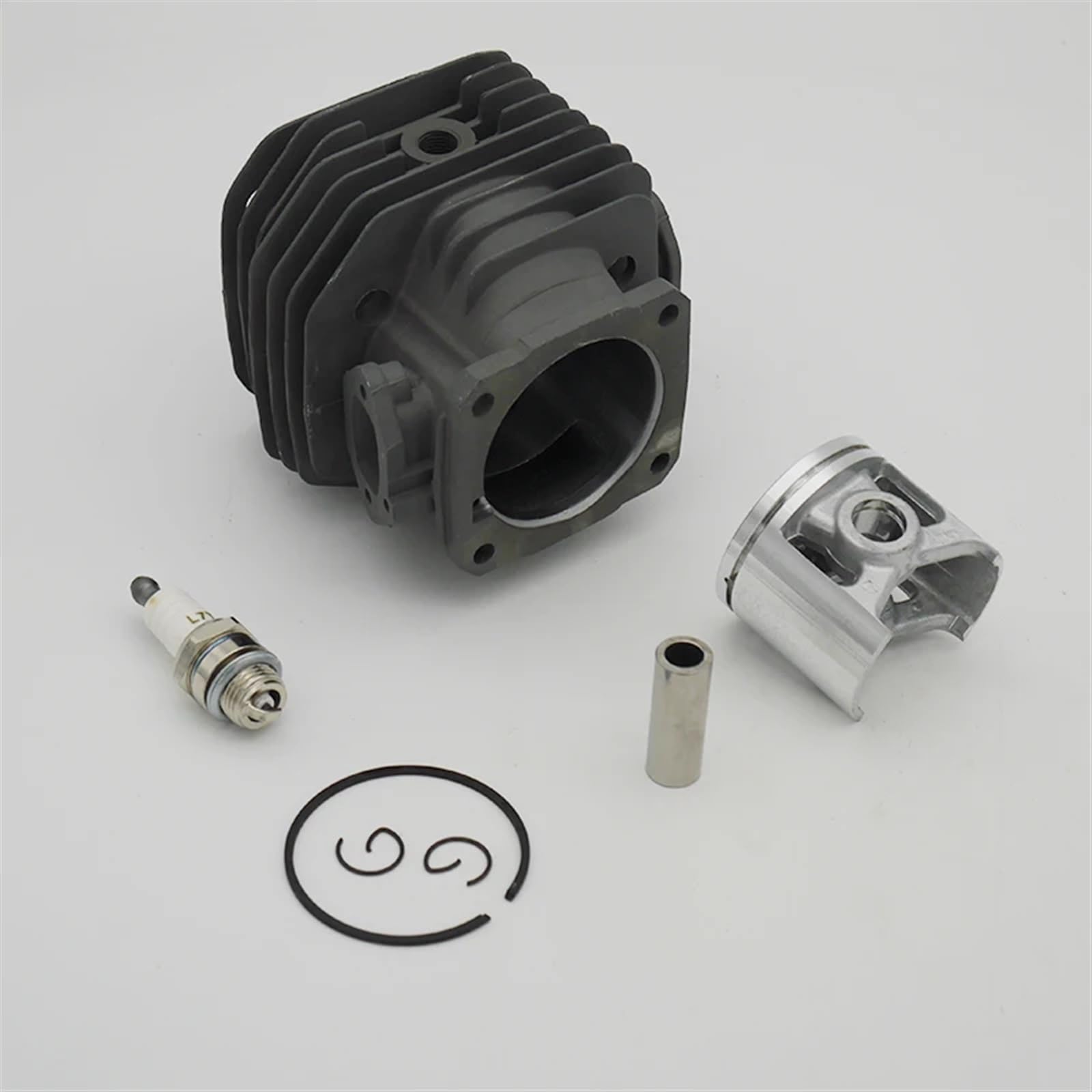 Wivplex Kit de bujía de pistón cilíndrico de 48 mm for Motosierra de jardín a Gasolina Husqvarna 262 262XP 261 Pistón del Motor