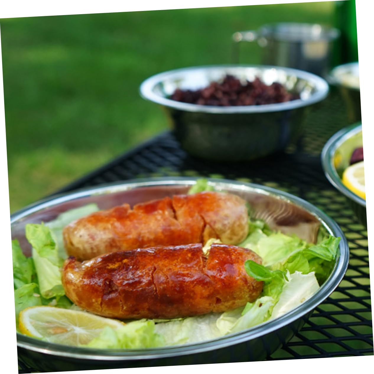 Toddmomy Camping Geschirr 22 Stück Tragbare Utensilien für Outdoor Picknick und Wandern Geschmacksneutral und Korrosionsbeständig mit Praktischer Aufbewahrungstasche