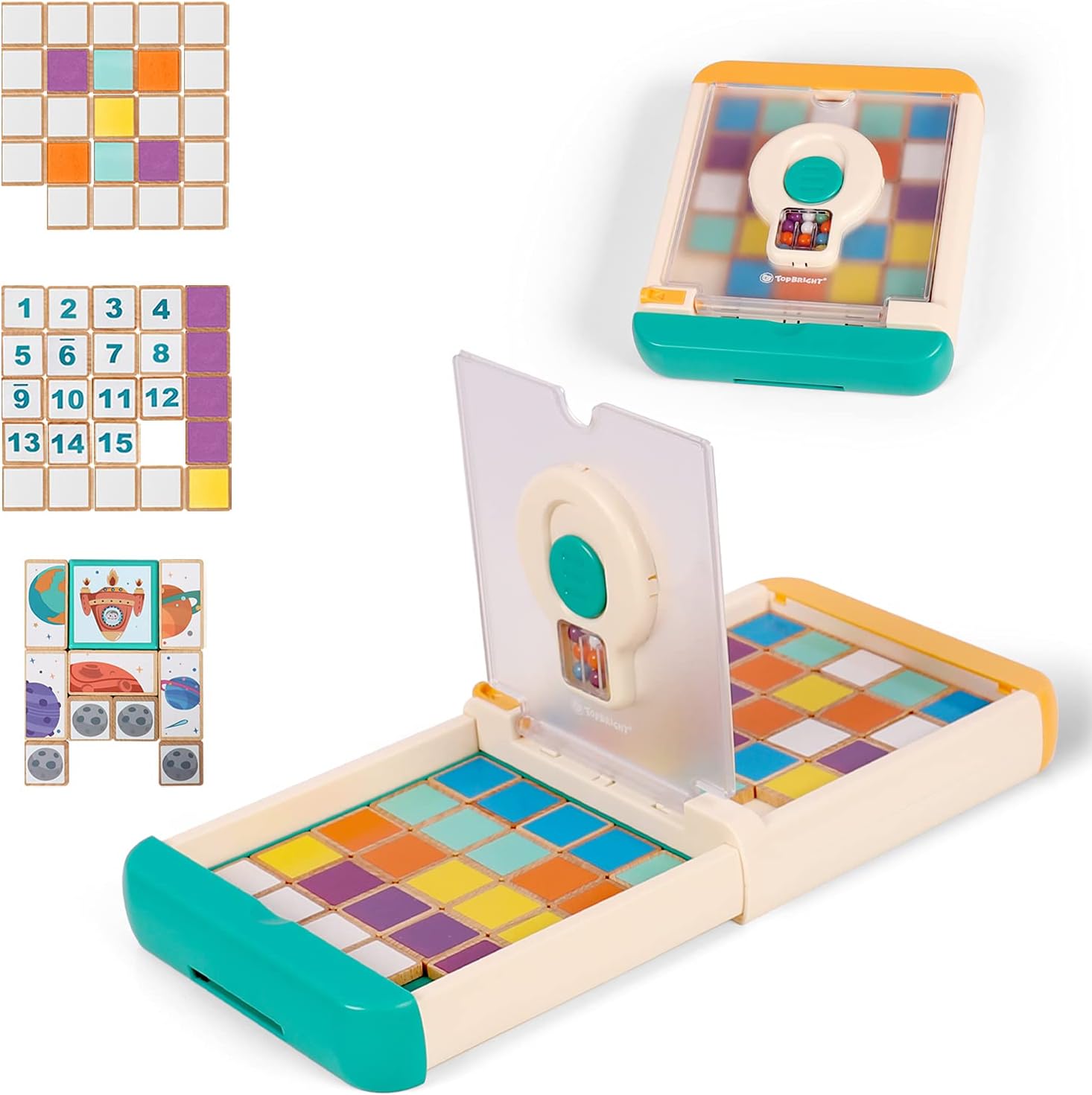 Buy Colored Pattern Logic Game For Kids Ages 6 8 Number Slide Puzzle Brain Teaser Stem Toys For 8 Year Old Boys And Girls Online In Vietnam B094vk9djk