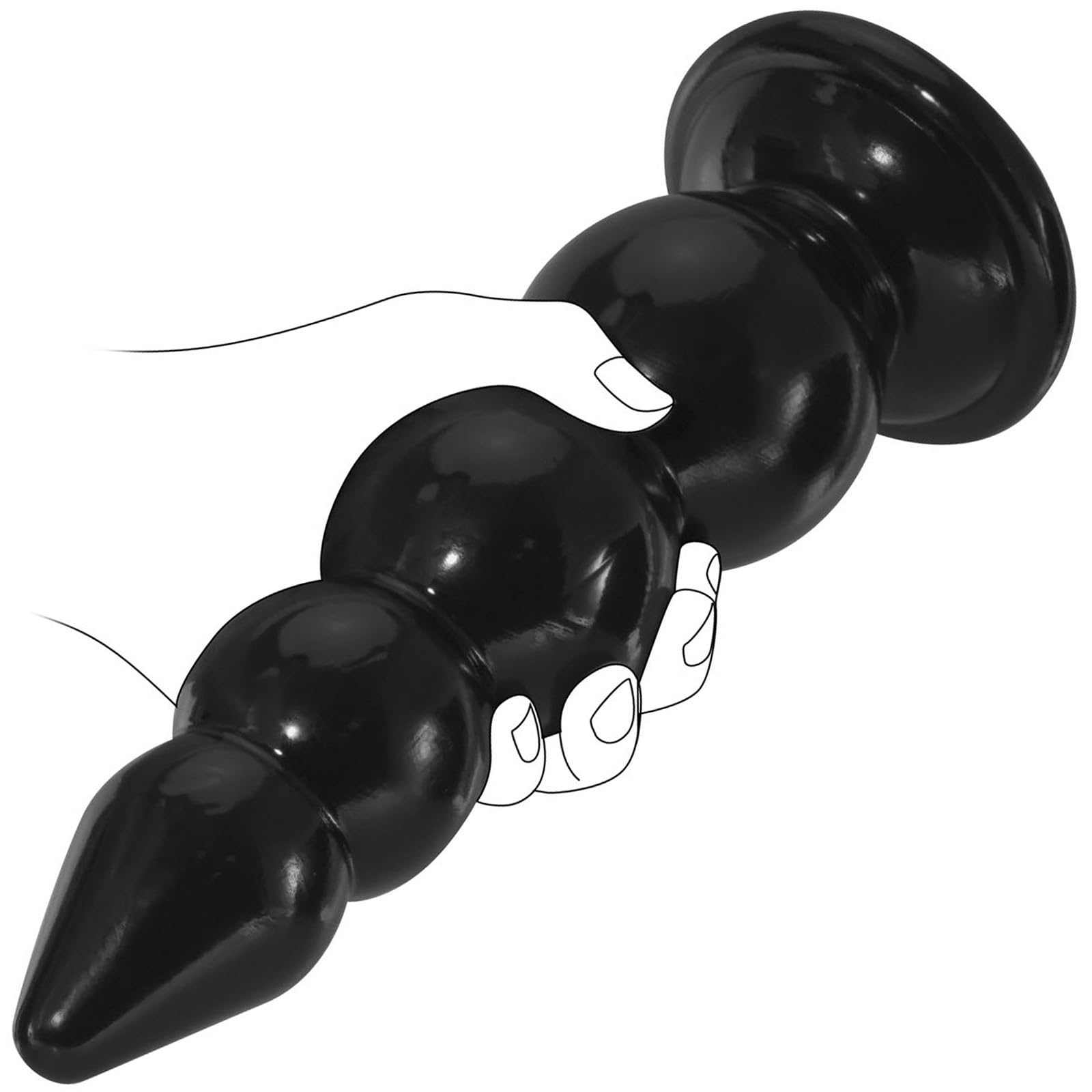 Amazon.com: 11.81" Super Huge Thick Butt Plug Long Anal Plugs with Strong  Suction Cup Anus Dildo Beads Opening Trainer Butt Stretcher Prostate  Massage, Anal G-Spot Sex Toys for Women Men Advanced Players