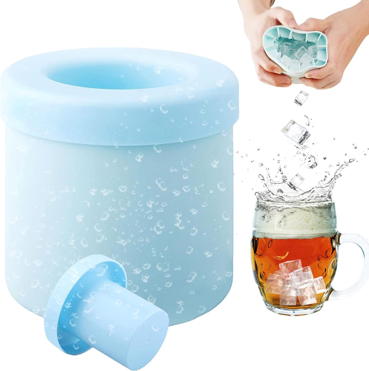 Silicone Ice Cube Maker Cup, Ice Lattice