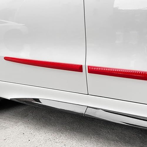 Miniatura 5 de XmuxHai 4 protectores de puerta de automóvil para evitar abolladuras, kit de moldura de puerta, protector universal para moldura automotriz, evita