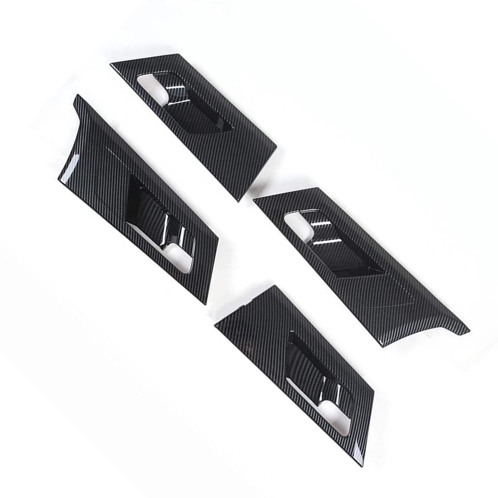 WEFOLCC Car Inner Door Handle Bowl Cover Trim Accessories for Mitsubishi for Outlander 2022 2023 2024