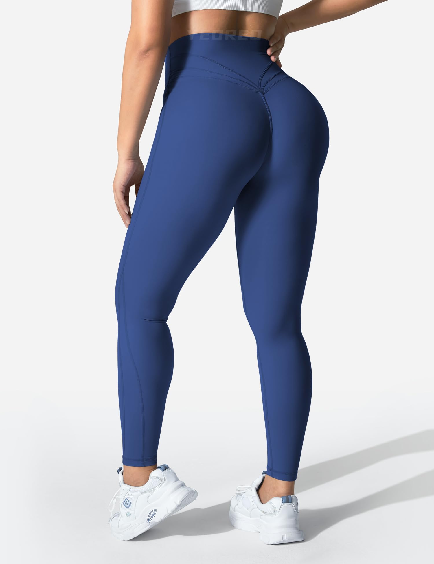 YEOREO Leggings de entrenamiento para mujer, con control de tummy de cintura alta, para gimnasio, yoga, compresión, opacos