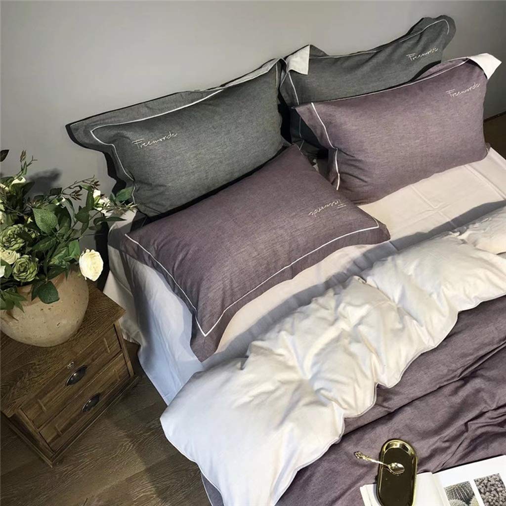 ベッドカバーセット ダブル Amazon｜シワ汚れ防止 4 点ベッドセット コットン ダブル布団