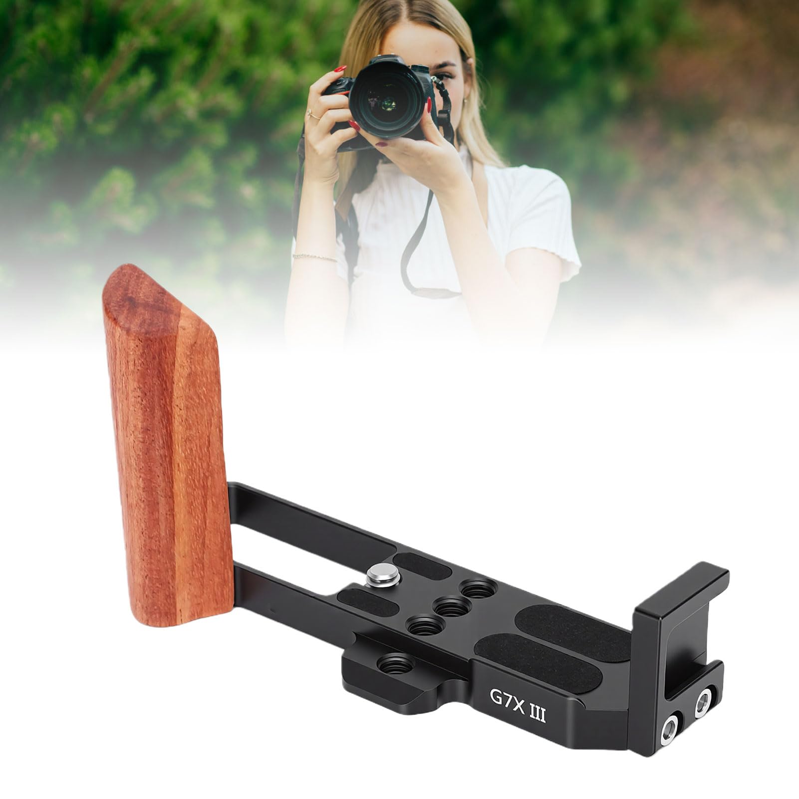 Amazon | VBESTLIFE G7X II G7X III カメラ用木製 L 型ハンドグリップ