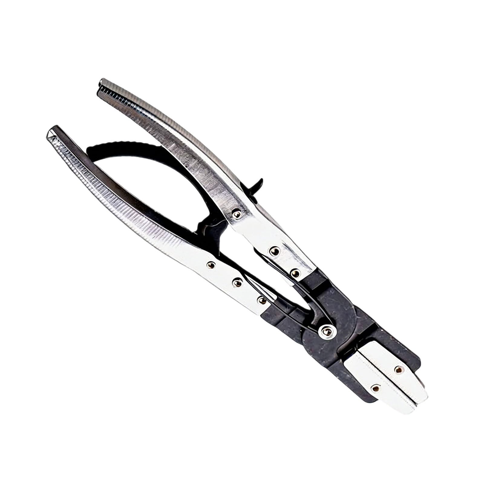 Professional Carbon Steel Hose Clamp Plier Flat Nose Oil Tube Seal Pliers for Automotive Oil Line Repair Maintenance Tube Squeeze Off Pliers