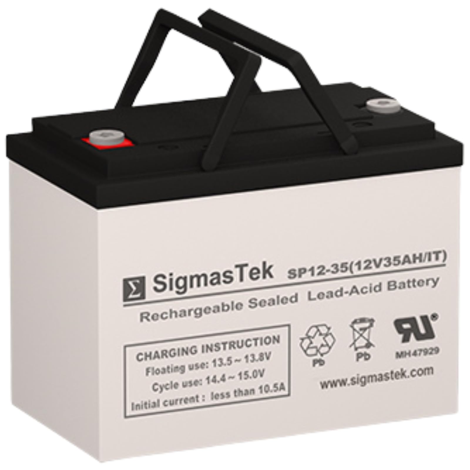 SigmasTek C&D Technologies DCS-33IT Compatible Battery, 12V 35Ah IT U1 SP12-35 (IT)