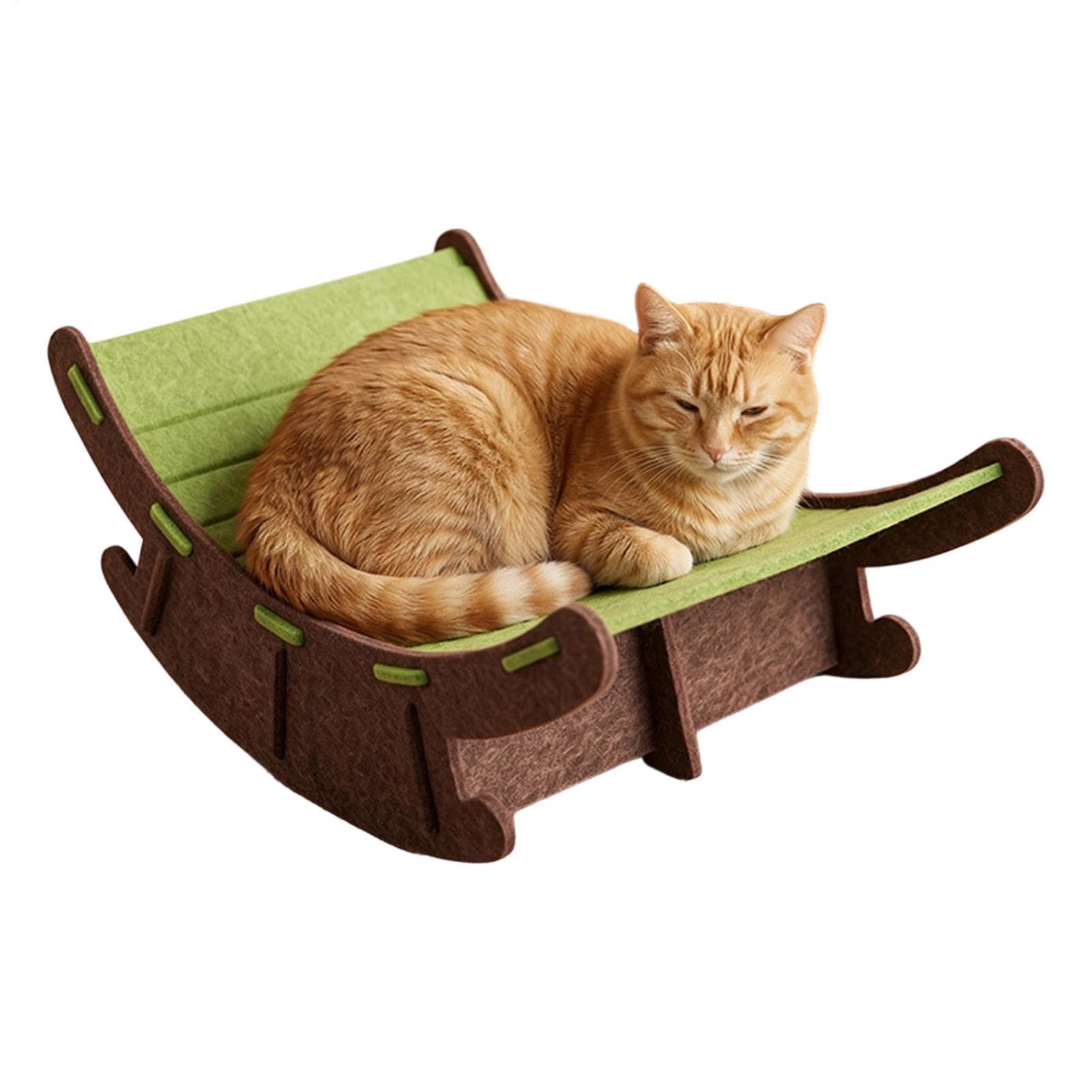 Tumbona para gatos de 22.8 x 15.7 x 9.8 pulgadas, rascadora para