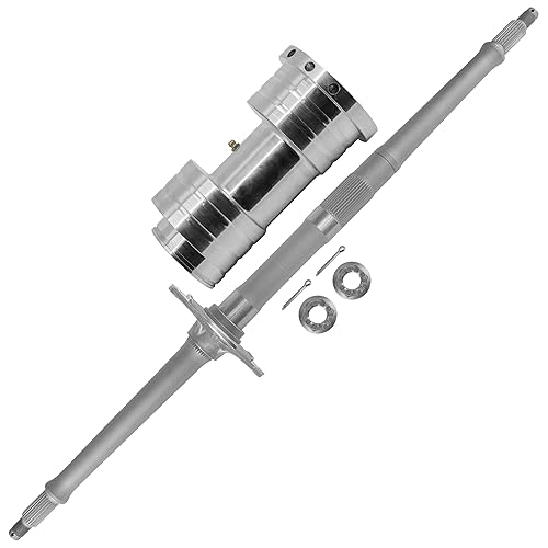 Miniatura 7 de Caltric Eje de rueda trasera y portador de cojinetes compatible con Honda TRX450ER 2006-2014 42310-Hp1-000 42500-Hp1-000