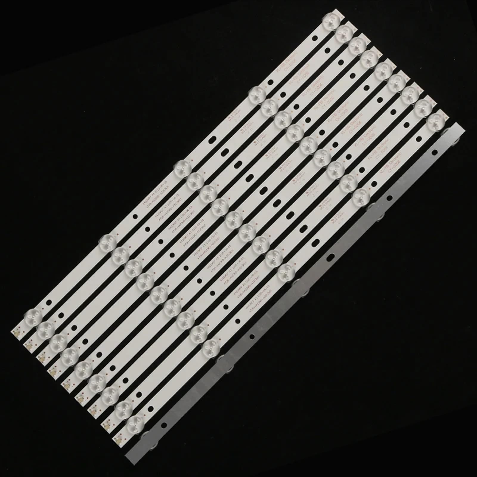 Striscia di retroilluminazione a LED 2TV (16 Pezzi) Compatibile for 43PFF5459 42PUF6052 K420WD7 4708-K420WD-A3213K01 K420WDB TH-43C500C 8 Pezzi 5 LED (3 V) 415 mm(2TV(16pcs))