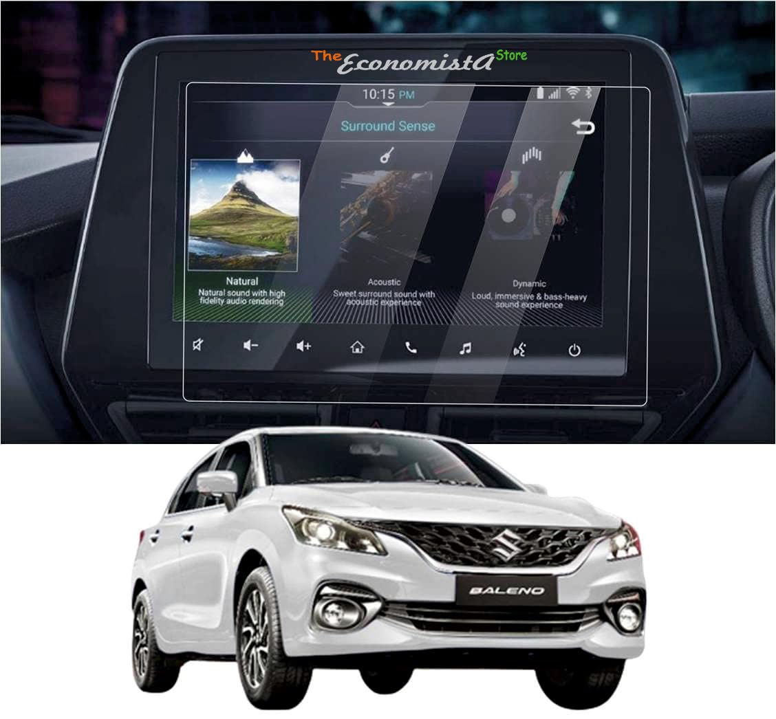 Economista Top Class Screen Protector! Scratch and Water Resistant for Premium Protection! Specifically Tailored for Your Maruti Suzuki Baleno Alpha (Top Model) (9 Inch) (B0D1FQ3L2Q) Amazon Price History, Amazon Price Tracker
