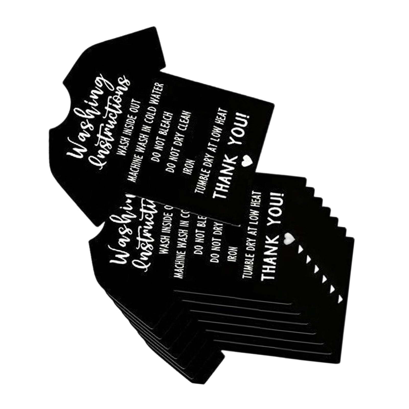 Tsophreniq 200Pcs Laundry Instruction Cards Recyclable Paper Clothing Washing Care Labels 3.5x3.5Inch for Garment Maintenance Washable Clothing Labels