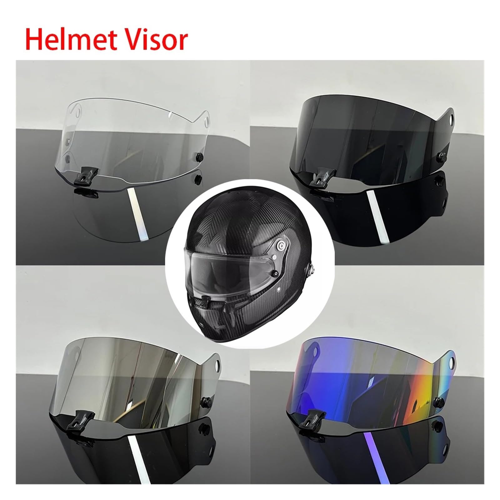 Motorcycle Helmet Visor PC Lens For STILO ST5 Model Smoke Dark Replacement Visor,chiaro