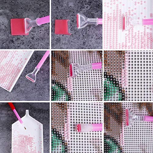 yotijar 1 Set 5D Diamond Painting Kits de Ferramentas de Ponto Cruzado para Iniciantes Faça Você Mes