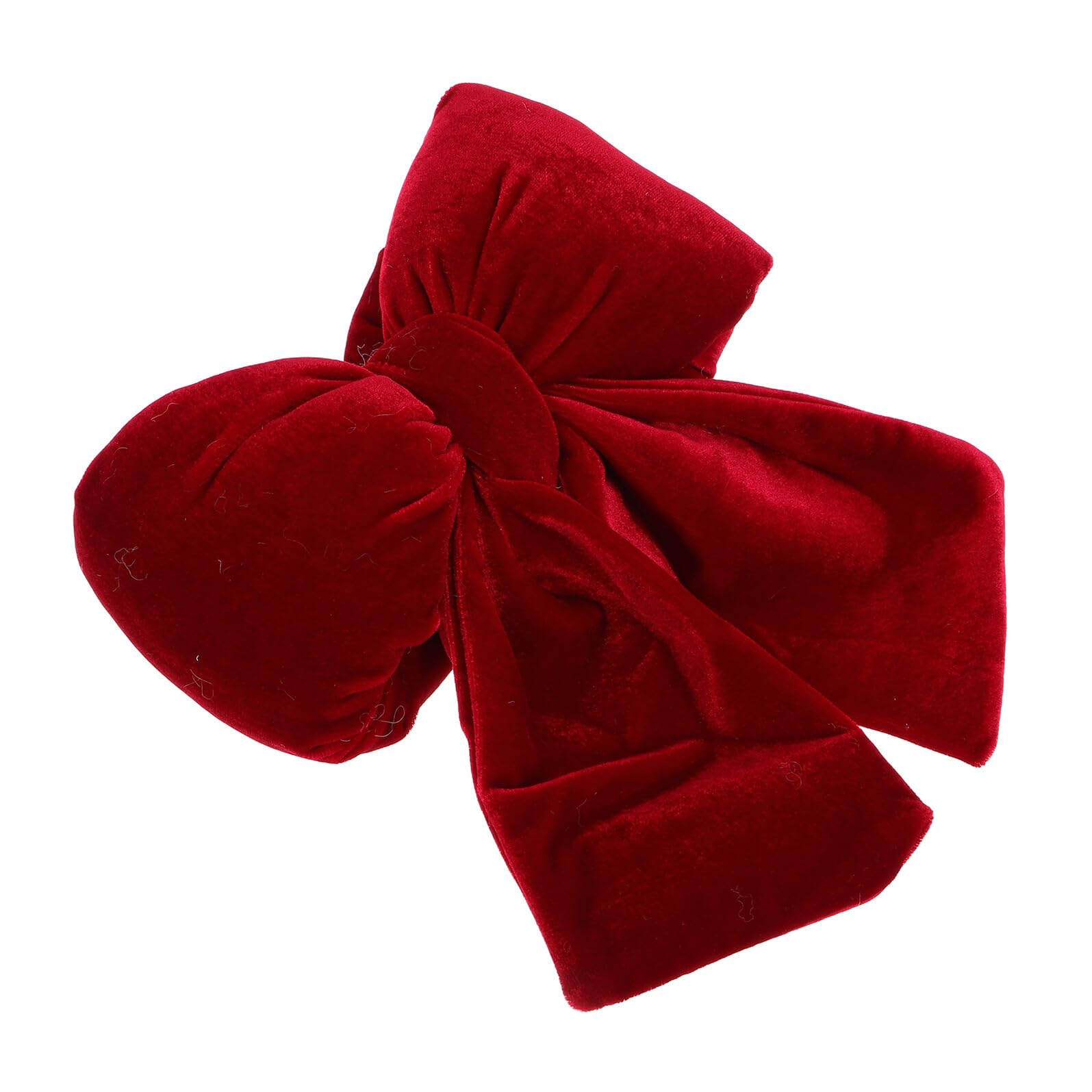 Lazo rojo de tela LOLIPPYY de alta calidad, colgante elegante para adorno navideño
