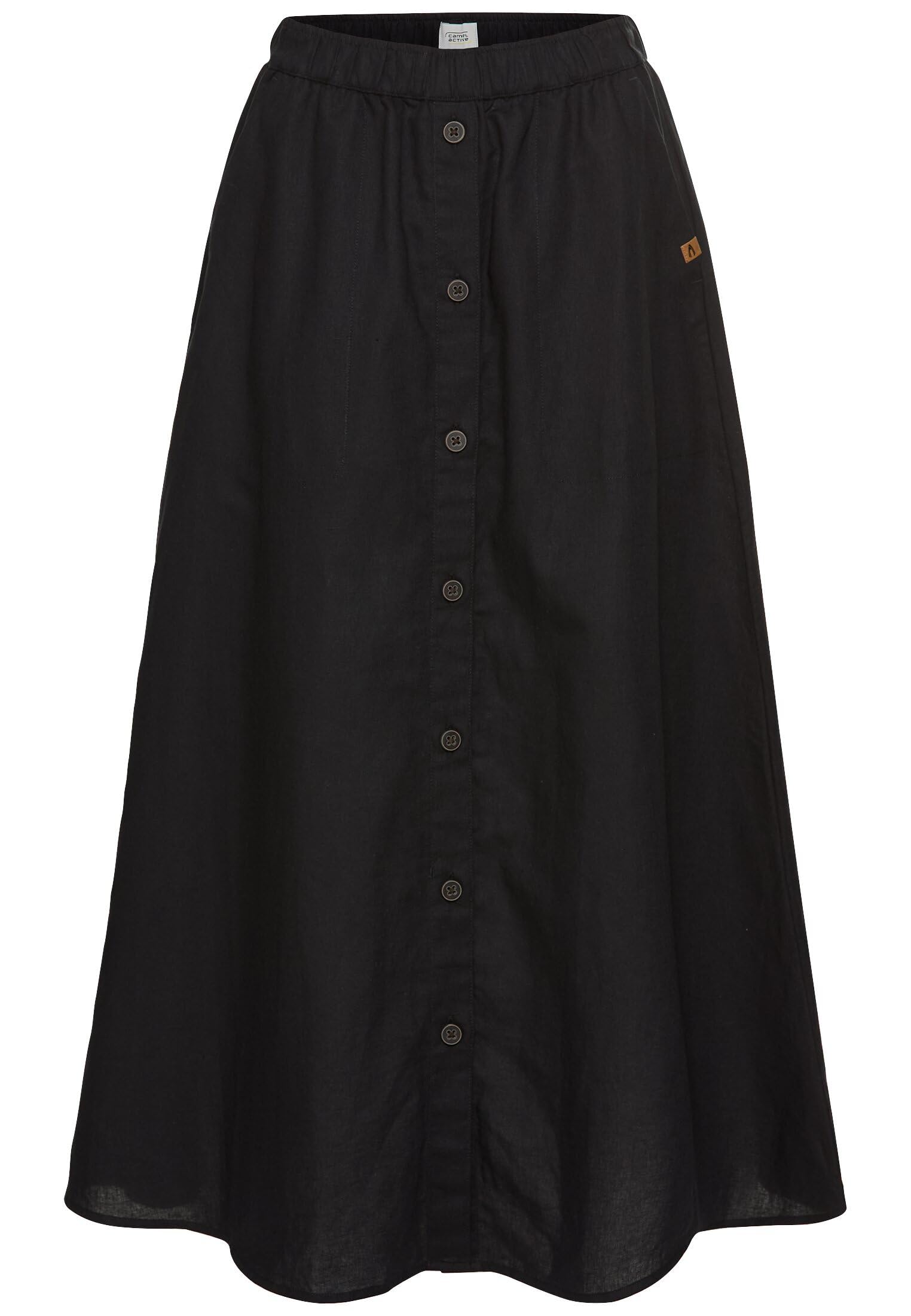 camel active Damen A-Linienrock mit elastischem Bund