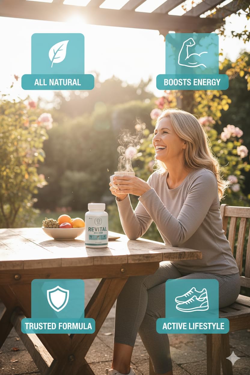 Revitalia Capsules – Official Revitalia Advanced Health Formula: Maximum Strength, All-Natural Wellness Pills Support (60 Capsules, 30-Day Supply) (2)