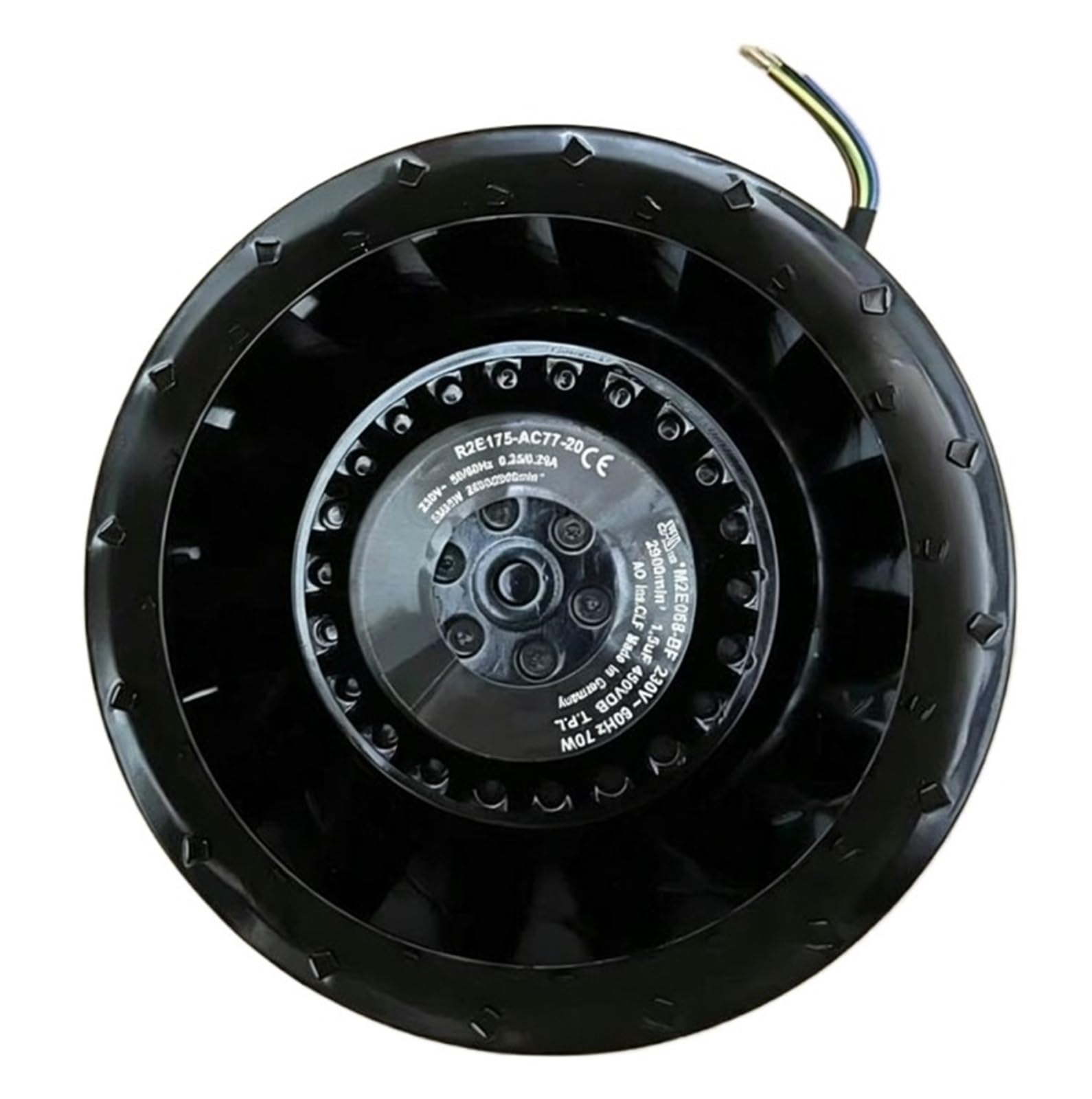 MBPAIHOP R2E175-AC77-20 230V 50/60Hz 0.25/0.29A Fan