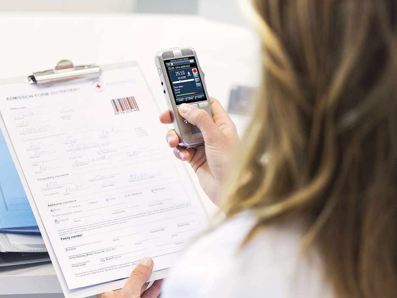 Philips Pocket Memo Diktiergerät DPM8000 ohne Software