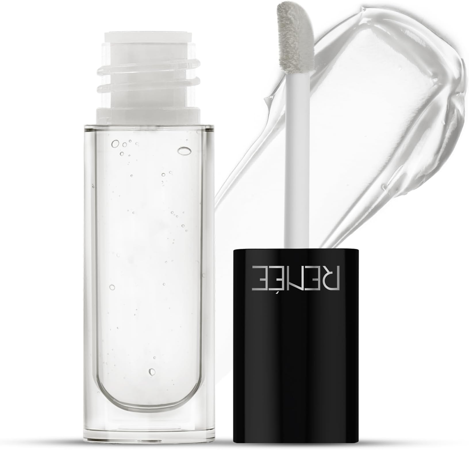RENEE Hot Lips -Clear Lip Gloss | High-Glossy Shine | Enriched with Vitamin E | Lightweight | Non Sticky | Hydrating Formula | 4.5ml
