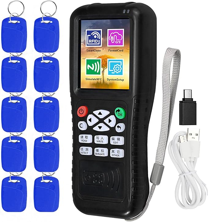 HERNAS Free Software RFID Reader Writer Duplicator, NFC Reader, Multi