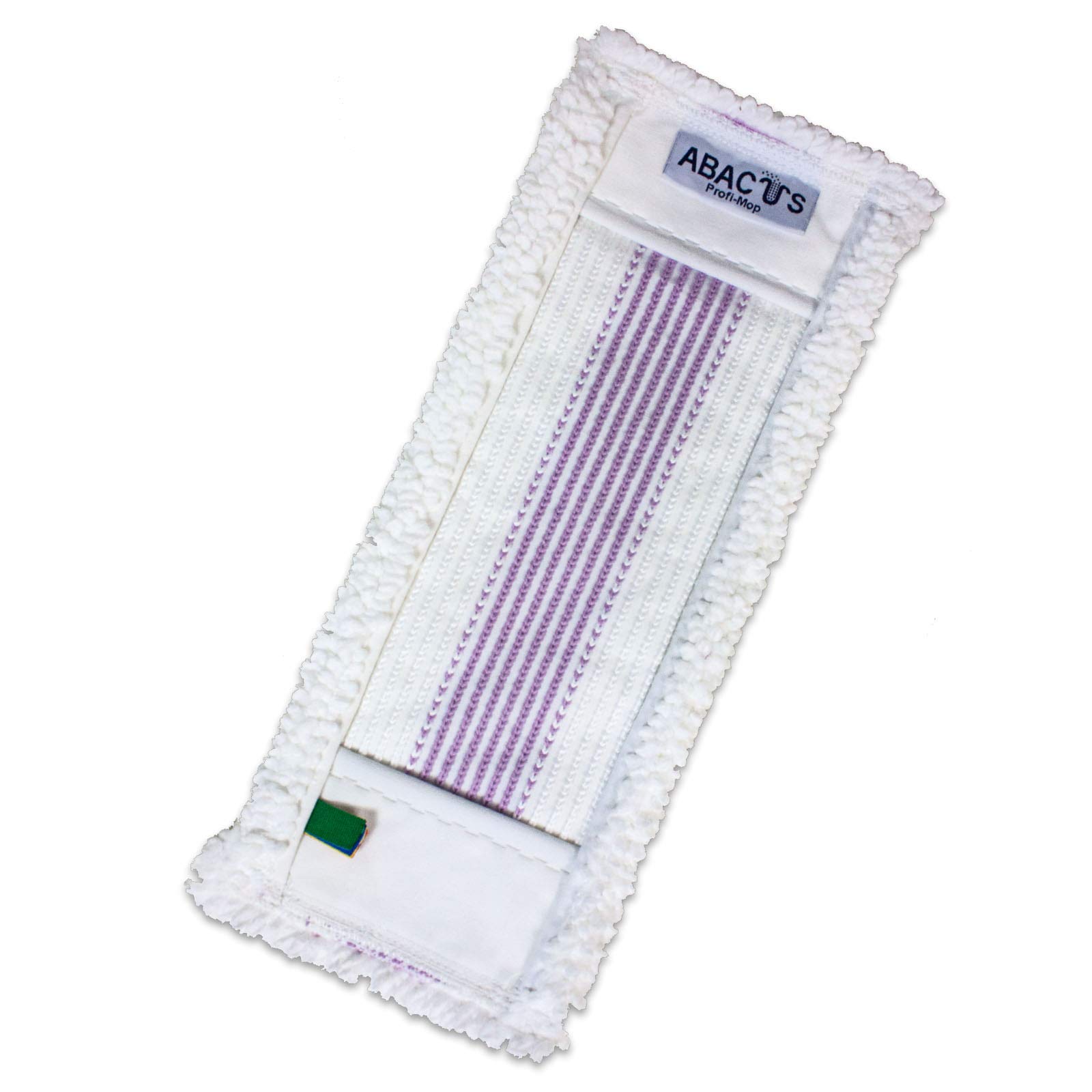 Abacus MOPP 7456 - Mopa para mopa (50 Unidades, con Soporte Plegable, Microfibra), Color Blanco y Morado