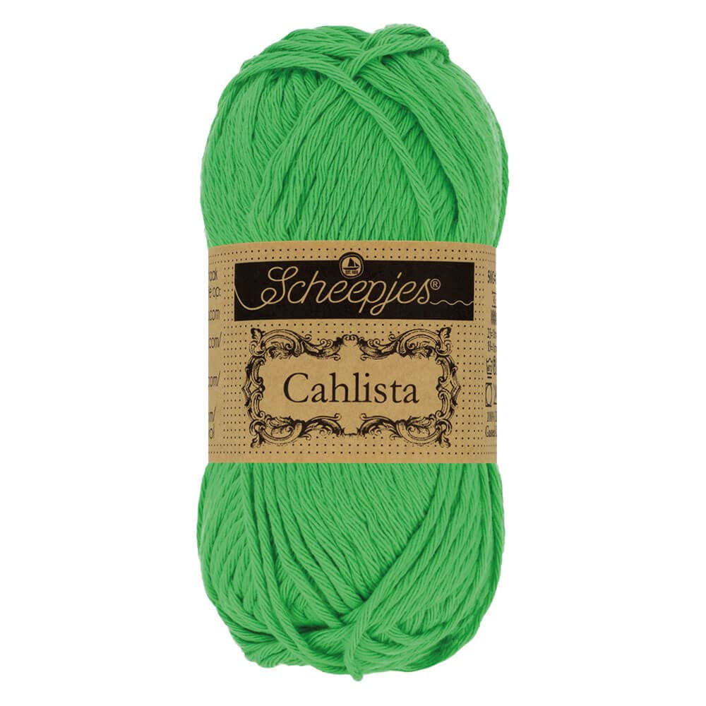 Scheepjes - Scheepjes Cahlista 389 Apple Green Yarn - 10x50g