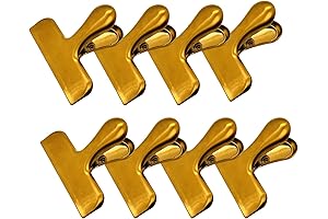 8 Pk Gold Tone Chip Clips
