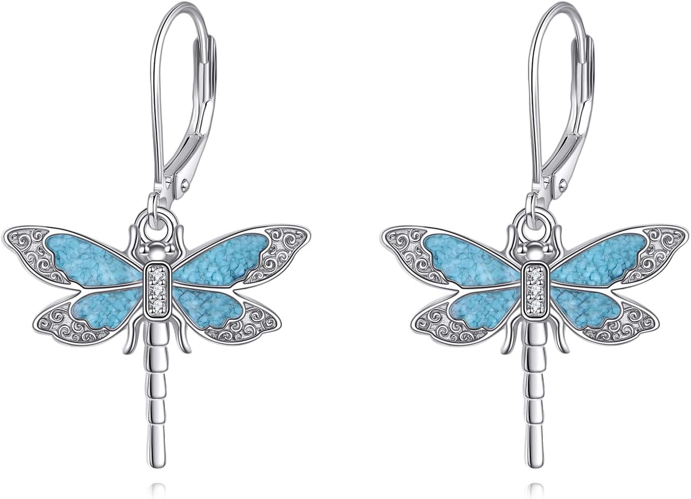 ONEFINITY Dragonfly Earrings For Women 925 Sterling Silver Dragonfly Dangle Earrings Jewelry Gifts