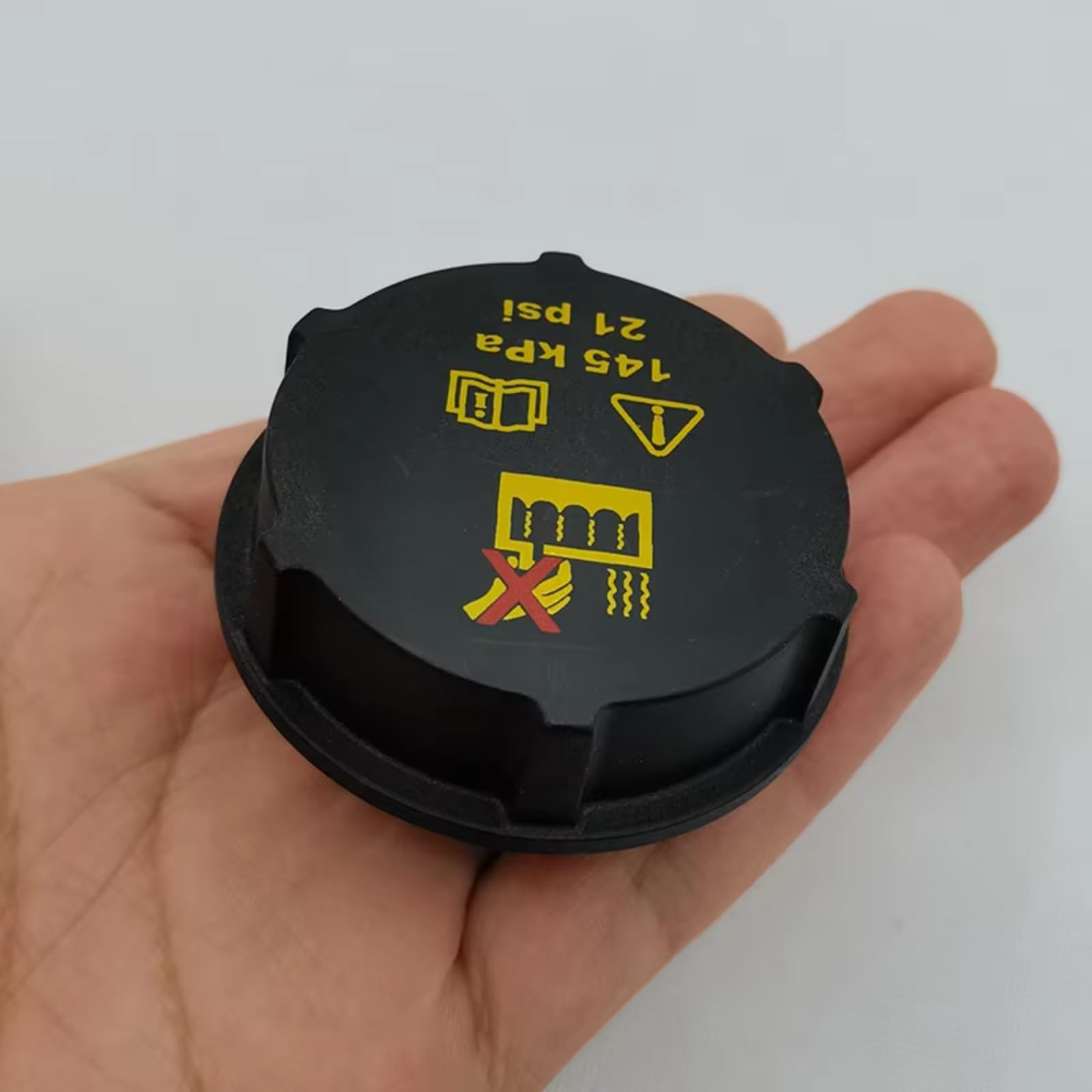 Compatible con Fiesta 2014 2015 2016 2017 2018 DG938101AA Tapa del depósito de expansión del refrigerante del radiador