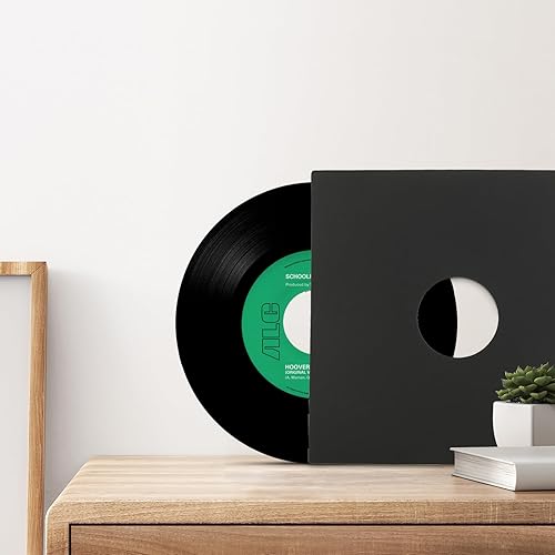 Miniatura 6 de 10 fundas de disco de vinilo de 12 pulgadas, 350 GSM, chaquetas de álbum en blanco, chaqueta de cartón con agujero exterior, cubiertas de álbum LP,