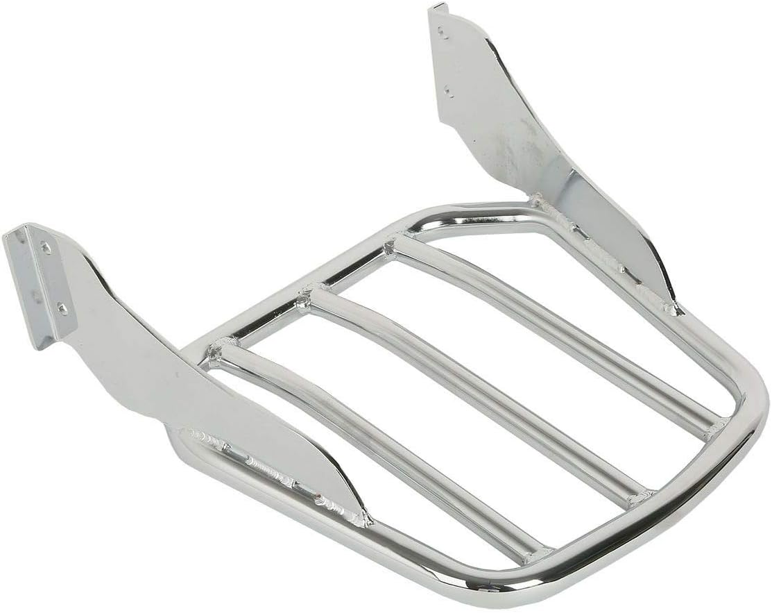 TCMT Sport Luggage Rack Fits For Harley Fat Boy FLSTF 2007-2017 Fat Boy Lo FLSTFB 2010-2016 Softail Custom FXSTC 2007-2010 Cross Bones FLSTSB 2010-2011