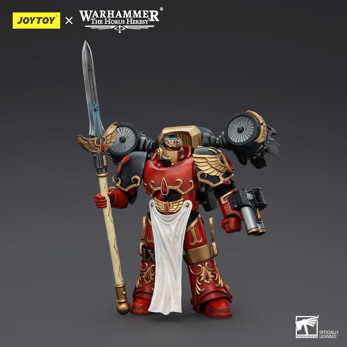 JOYTOY Warhammer The Horus Heresy Blood Angels Dawnbreaker Cohort Dawnbreaker Champion 4.76in 1/18 Scale Collectible Action Figure with Exquisite Design - Image 2