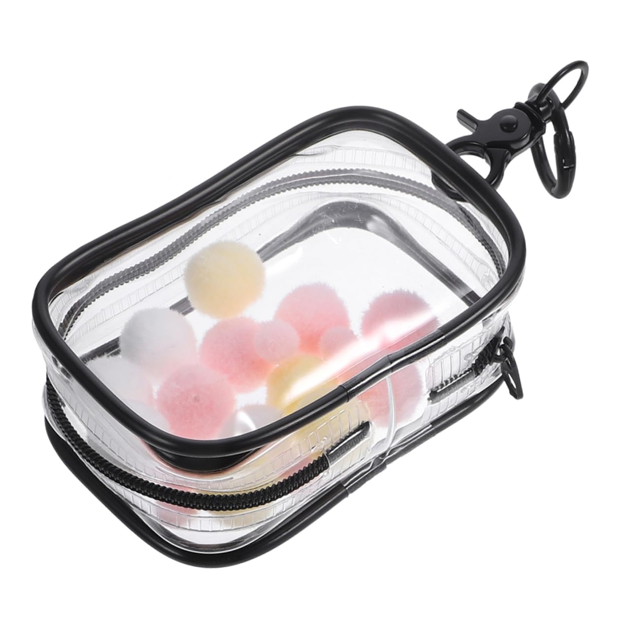 BESPORTBLE Mini Transparent Doll Storage Bag Lightweight Clear Carrying Pouch for Outdoor Use for Collectible Dolls Portable Display Bag for School Bags