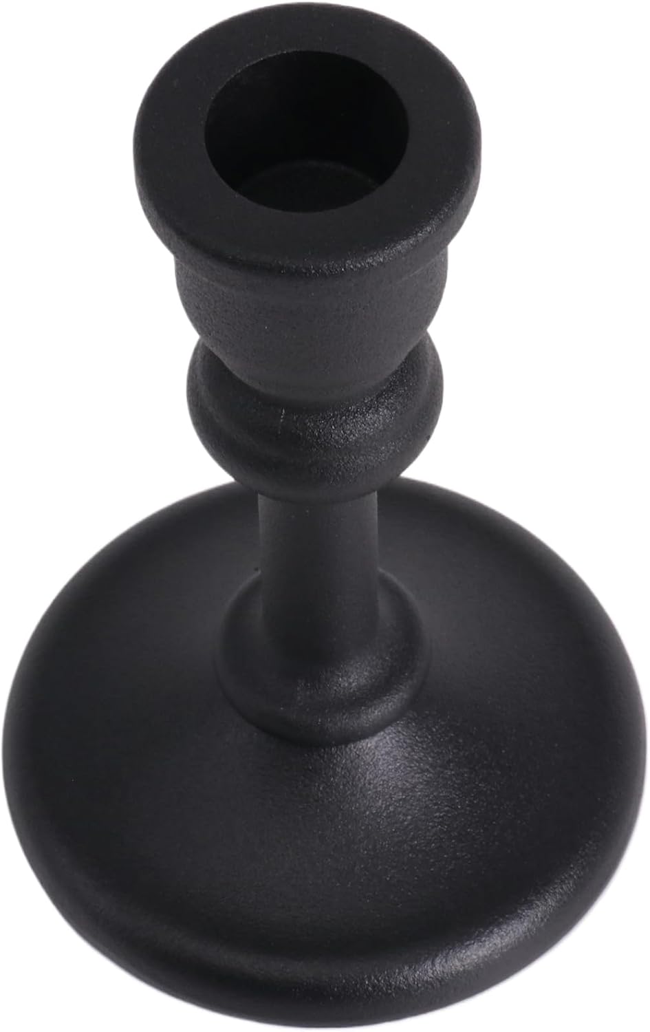 Black Heavy Candlestick Holders Taper Candle Holders Set of 3, Golden Candlestick Holders Decorative Candle Stand, Tapered Candle Holders Set for Wedding, Dining Table, Home Decoration (Antique Black)