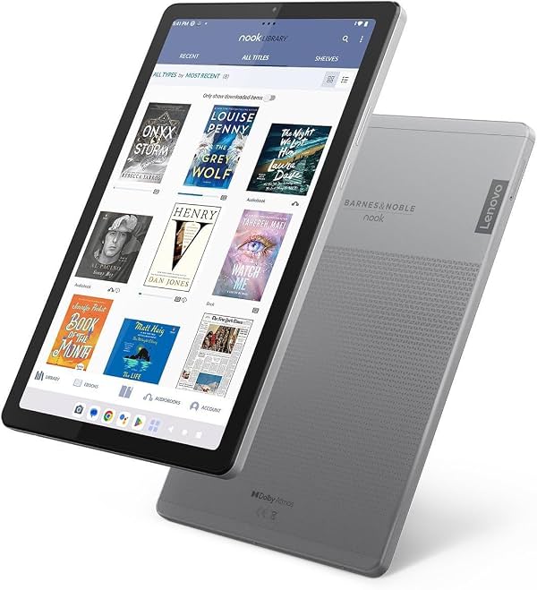 Tablet Lenovo Tab M9 9" HD 64GB WiFi MediaTek Helio G80 - Android 12 - con lector electrónico B&N Nook HD (Renovado)