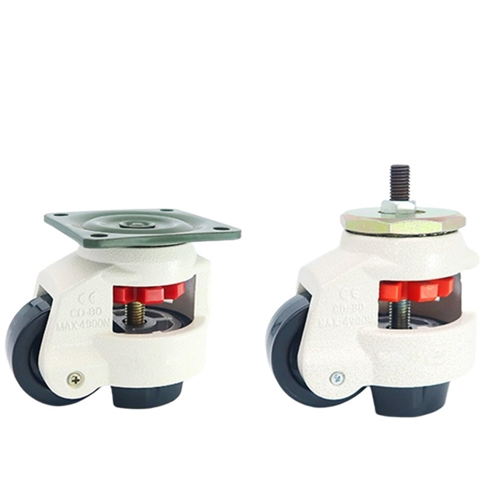 Roulette réglable GD-80S avec pied de support pour niveler vos machines