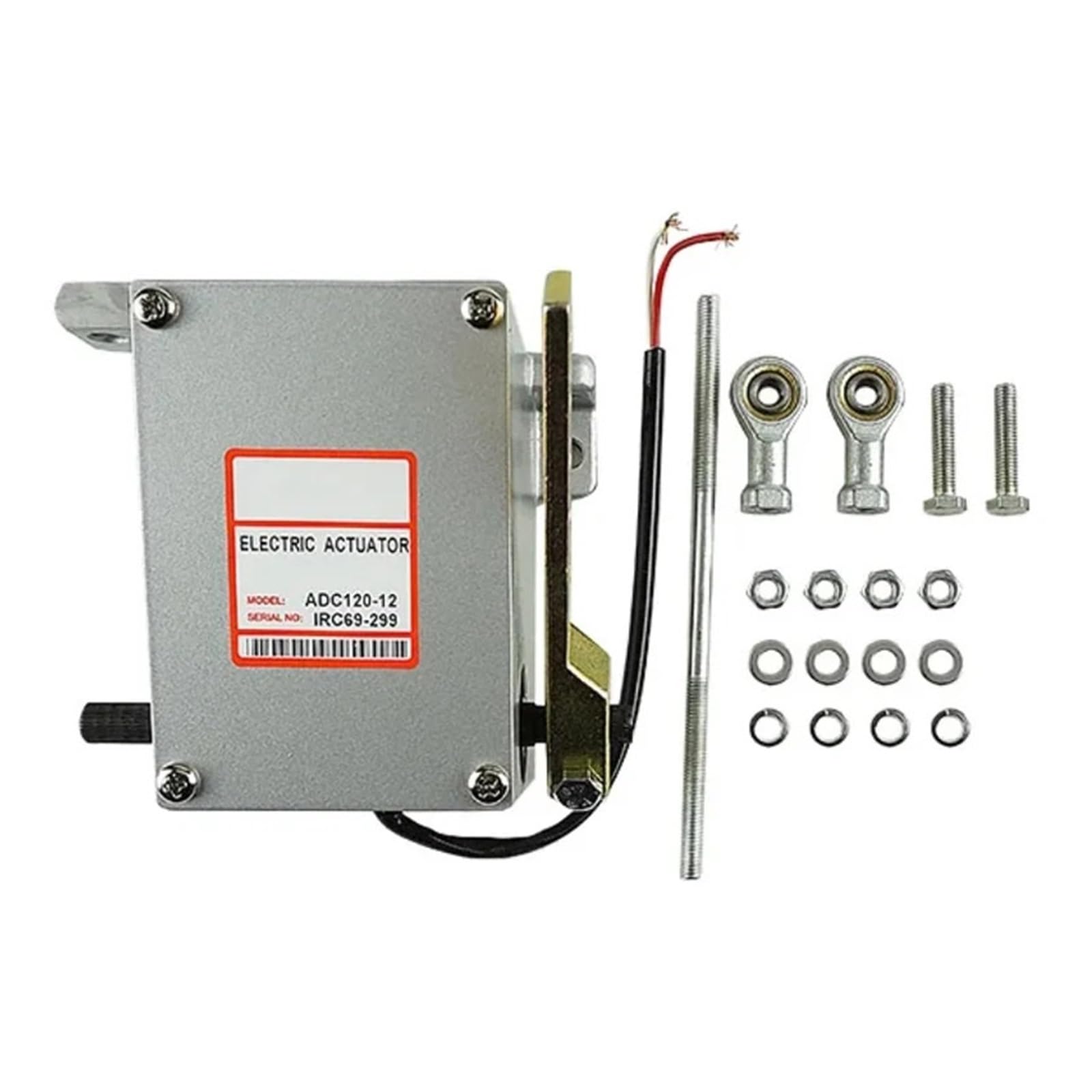 Generator actuators ADC120 12V 24V Electronic Controller Motor Actuator Govornor Fuel Pump Genset Part Linear Rotork External Type (Color : ADC120 24V)