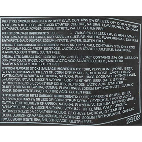 Old Wisconsin Beef Sausage Snack Sticks, Naturally Smoked, Ready to Eat, High Protein, Low Carb, Keto, Gluten Free, 26 Ounce Resealable Package
