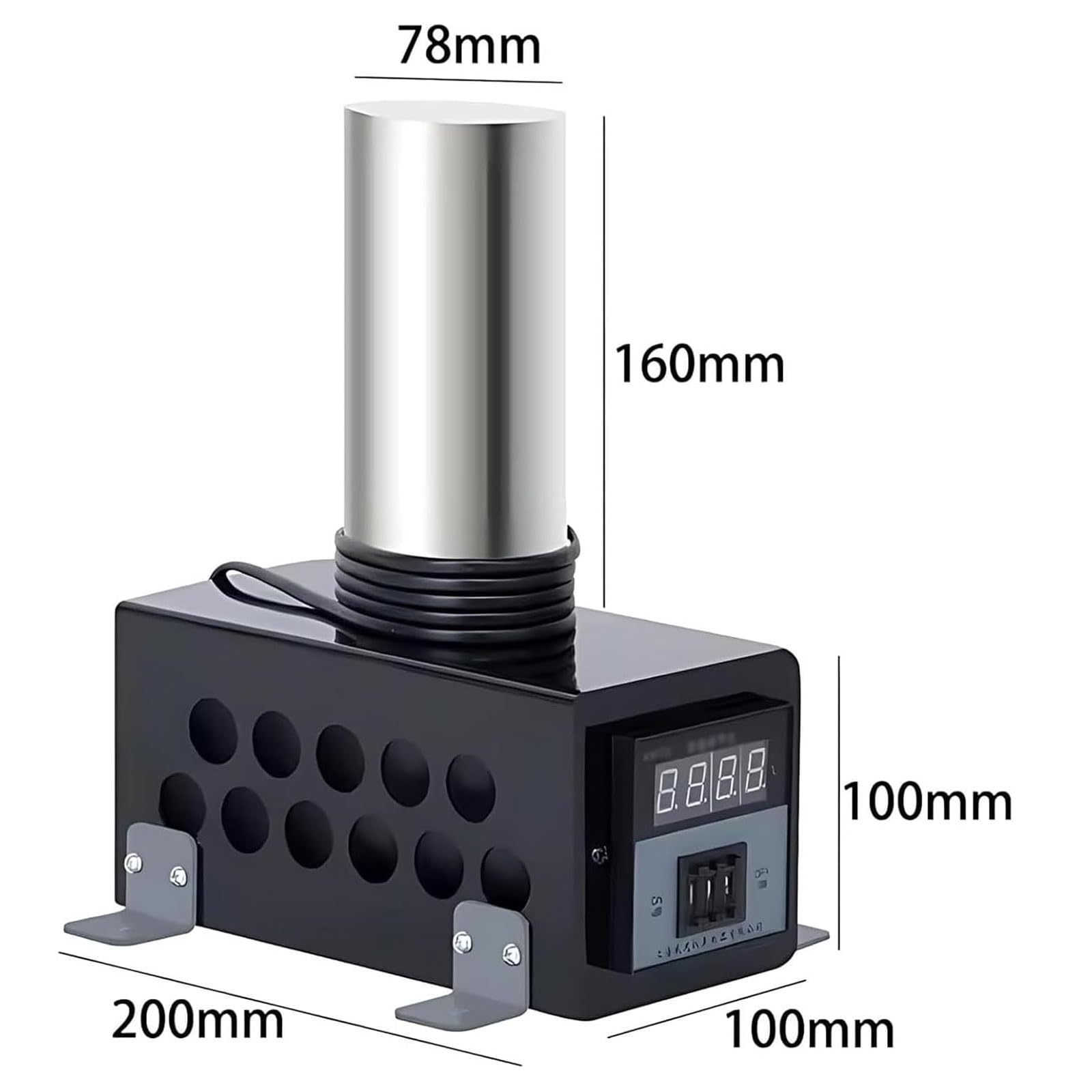 Biegeleisen für Gitarre, 600 W, Instrument zum Biegen von Cellos, verstellbar von 0 bis 280 °C, mit digitalem HD-Display, für Gitarren und Cello (B)