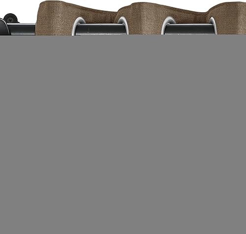 Miniatura 46 de Fcosie Cortinas 100% opacas de 84 pulgadas de largo, cortinas texturizadas de lino con aislamiento térmico, panel de cortina con ojales en la parte