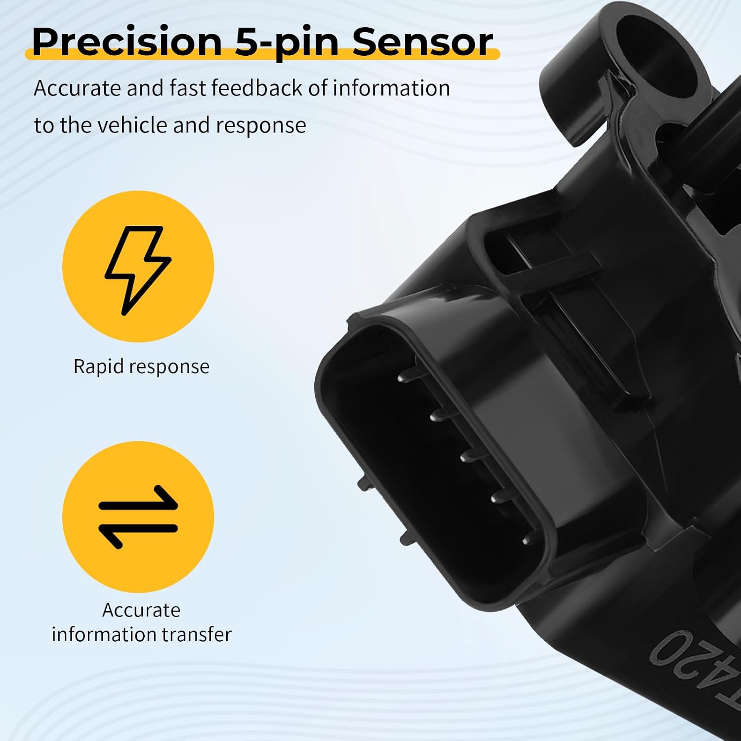 M MATI Throttle Position Sensor TPS Set for Honda Rancher 420 TRX420 Rubicon Foreman 500 TRX500 Rincon 680 TRX680 Pioneer 500 520 700 700-4 TRX700 MUV700 2008-2023 16060-HP6-A01