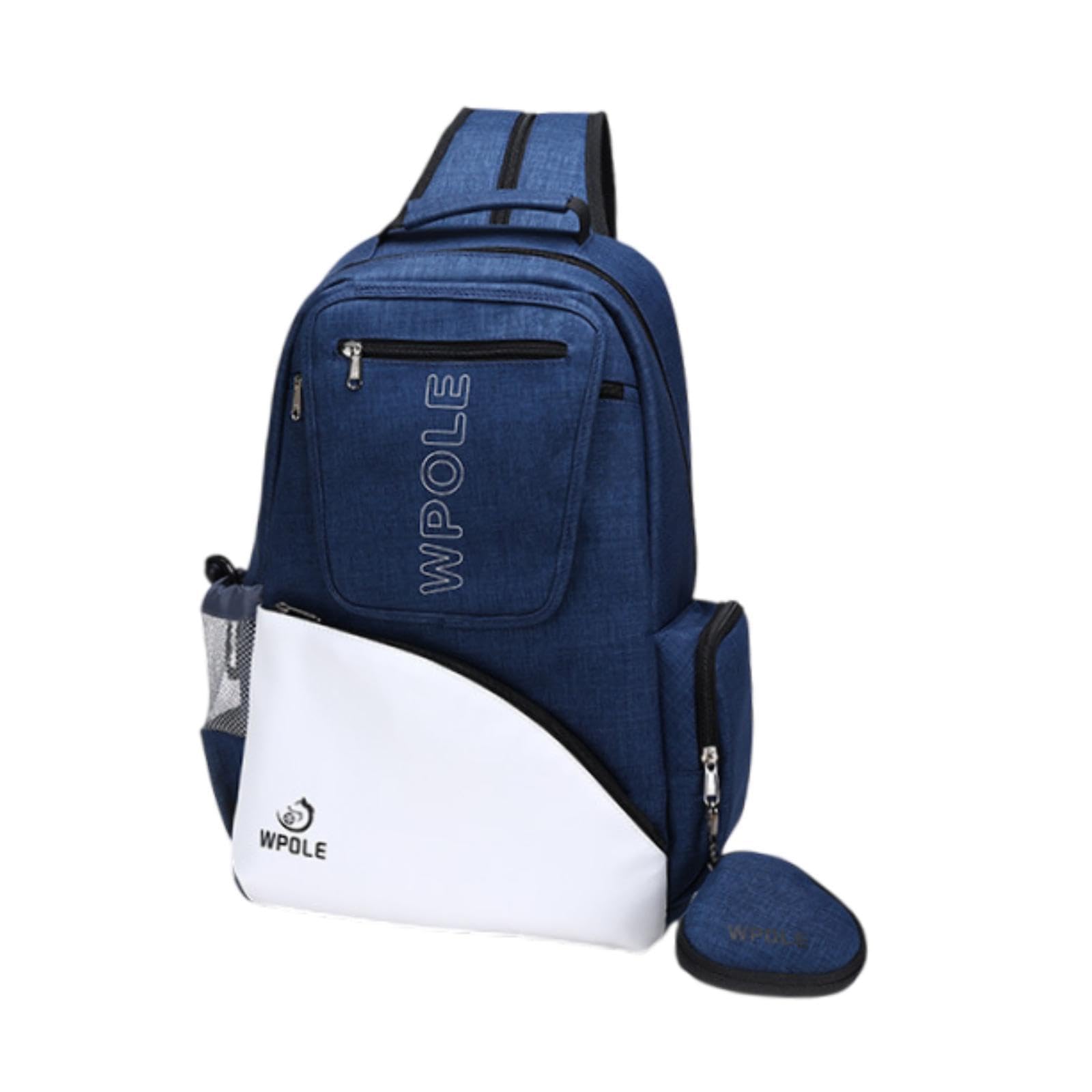 Zaino Tennis Tavolo Custodia Racchetta Borsa Portaoggetti Copri Racchetta Protezione Realizzato in Tessuto Oxford Impermeabile Resistente All’usura
